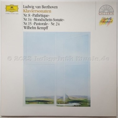 Ludwig Van Beethoven - Klaviersonaten • No. 8 Pathétique • No. 14 Mondschein-Sonate • No. 15 Pastorale • No. 24 • 12" Vinyl LP •