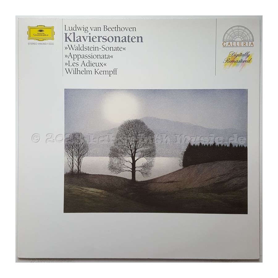 Ludwig Van Beethoven - Klaviersonaten • Waldstein-Sonate • Appassionata • Les Adieux • 12" Vinyl LP • NM - Labyrinth Music