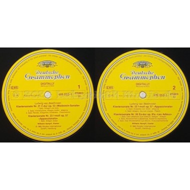 Ludwig Van Beethoven - Klaviersonaten • Waldstein-Sonate • Appassionata • Les Adieux • 12" Vinyl LP • NM - Labyrinth Music