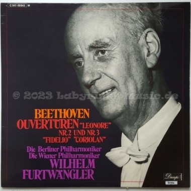 Ludwig Van Beethoven - Ouvertüren Leonore Nr. 2 Und Nr. 3 • Fidelio Cariolan • 12" Vinyl LP • EX - Labyrinth Music