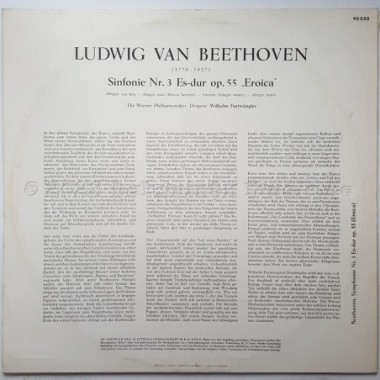 Ludwig Van Beethoven - Sinfonie Nr. 3 Es-Dur• Eroica • 12" Vinyl LP - Labyrinth Music