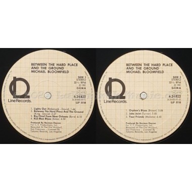 Mike Bloomfield - Between The Hard Place & The Ground • 12" Vinyl LP • EX - Labyrinth Music