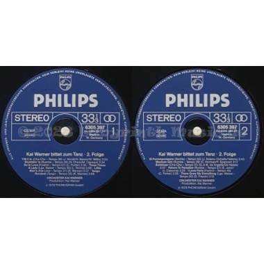 Orchester Kai Warner - Kai Warner Bittet Zum Tanz - Folge 2 • 12" Vinyl LP - Labyrinth Music
