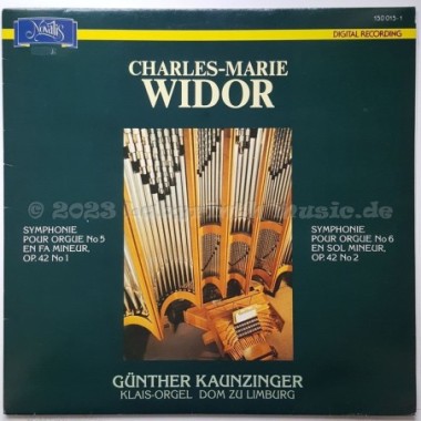 Charles-Marie Widor • Günther Kaunzinger - Symphonies Pour Orgue Nos. 5 & 6 • Op. 42 No. 1 & 2 • 12" Vinyl LP • EX - Labyrinth M