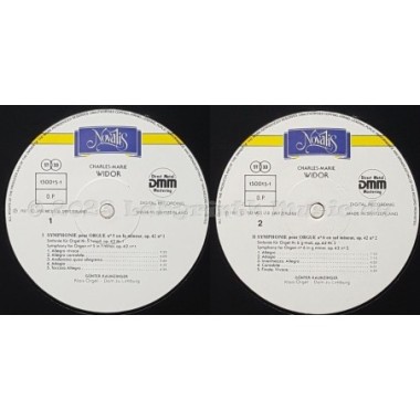 Charles-Marie Widor • Günther Kaunzinger - Symphonies Pour Orgue Nos. 5 & 6 • Op. 42 No. 1 & 2 • 12" Vinyl LP • EX - Labyrinth M
