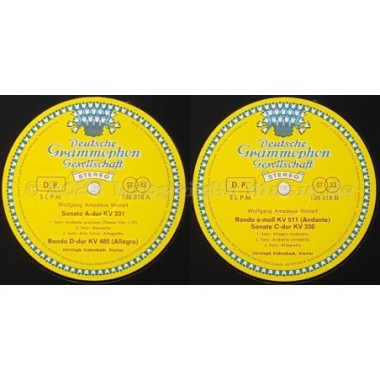 Wolfgang Amadeus Mozart - Sonaten A-Dur KV 331 • C-Dur KV 330 / Rondo D-Dur KV 485 • A-Moll KV 511 • 12" Vinyl LP • MINT - Labyr