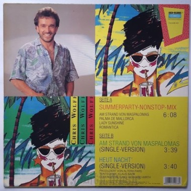 Chris Wolff - Summerparty-Nonstop-Mix • 12" Vinyl Maxi - Labyrinth Music