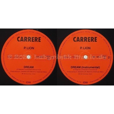 P. Lion - Dream • 12" Vinyl Maxi - Labyrinth Music