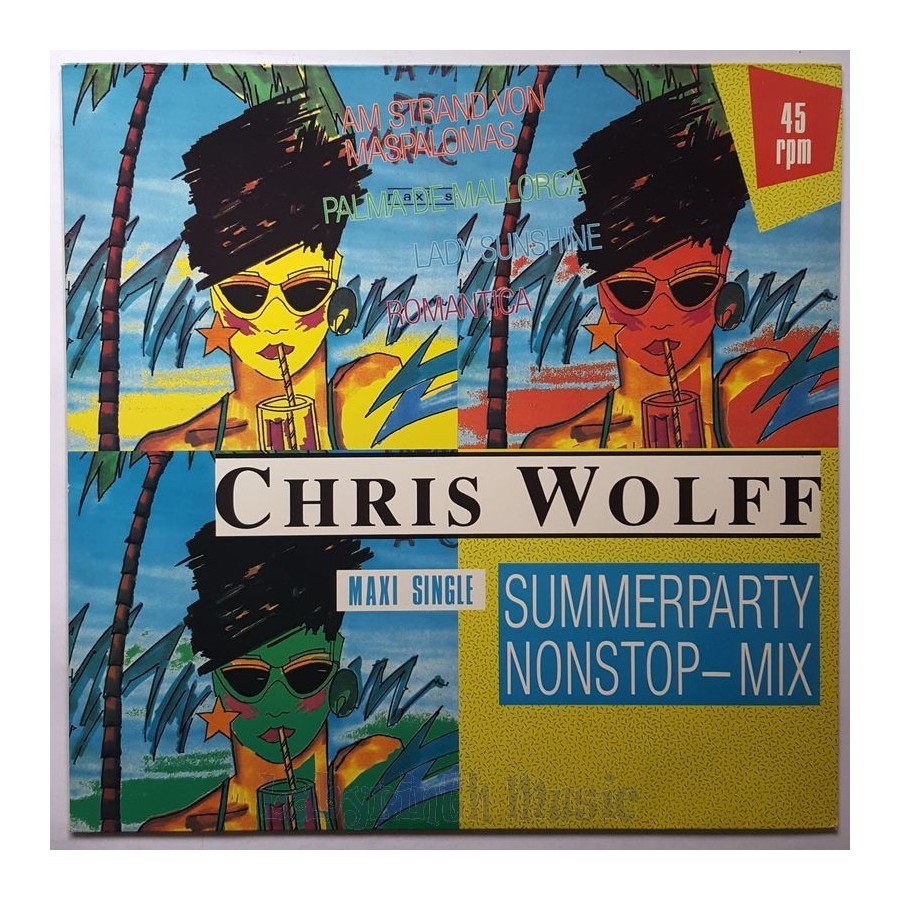 Chris Wolff - Summerparty-Nonstop-Mix • 12" Vinyl Maxi • MINT - Labyrinth Music