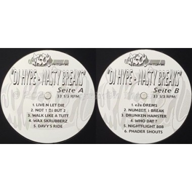 DJ Hype - Nasty Breaks • 12" Vinyl LP • EX - Labyrinth Music