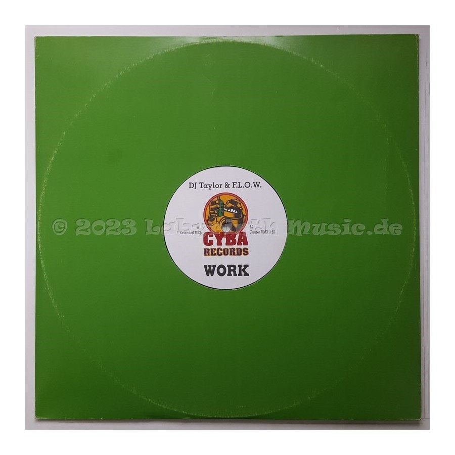 DJ Taylor & Flow - Work • 12" Vinyl Maxi • EX - Labyrinth Music
