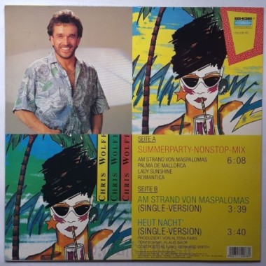 Chris Wolff - Summerparty-Nonstop-Mix • 12" Vinyl Maxi • MINT - Labyrinth Music