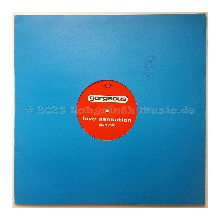 Gorgeous - Love Sensation • 12" Vinyl Maxi - Labyrinth Music