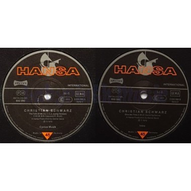 Christian Schwarz - The Talk Of All The U.S.A. • 12" Vinyl Maxi • EX - Labyrinth Music