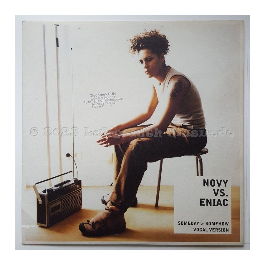 Novy vs. Eniac - Someday Somehow • Vocal Version • 12" Vinyl Maxi • EX - Labyrinth Music