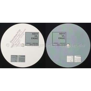 Novy vs. Eniac - Someday Somehow • Vocal Version • 12" Vinyl Maxi • EX - Labyrinth Music