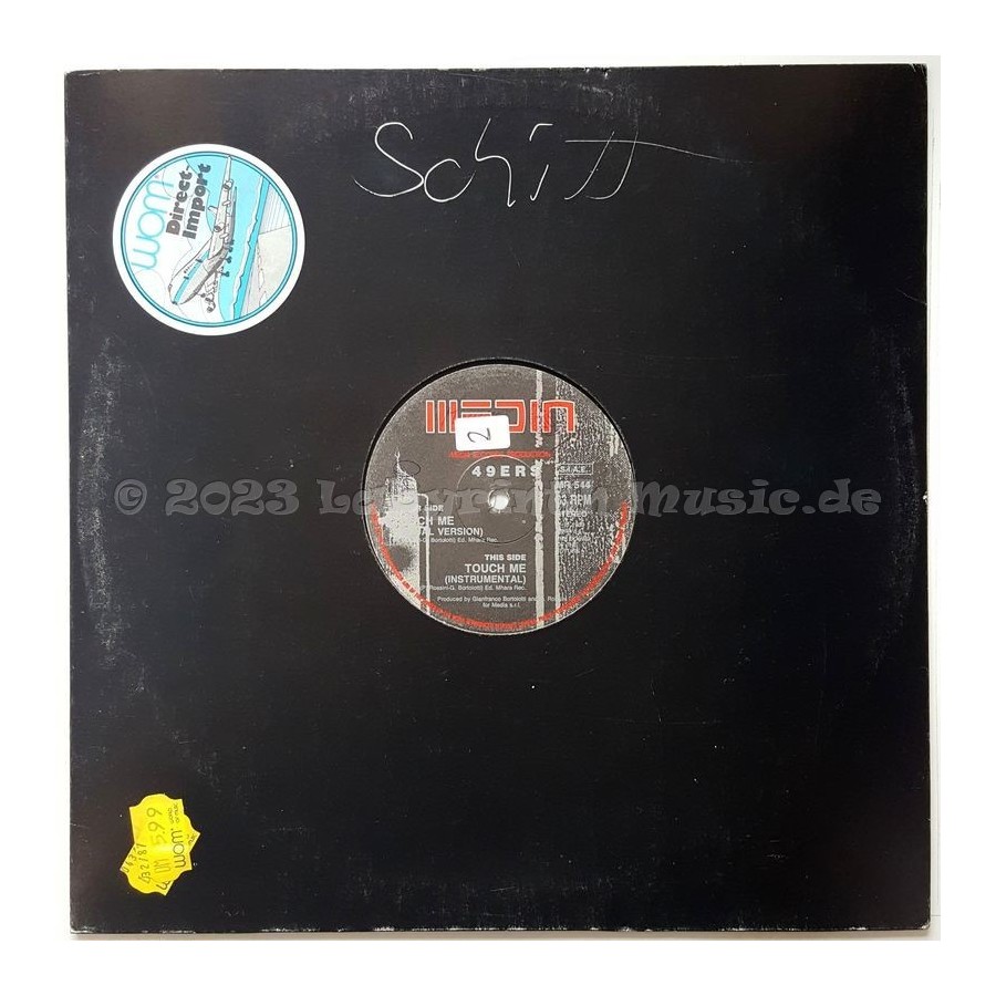 49ers - Touch Me • 12" Vinyl Maxi - Labyrinth Music