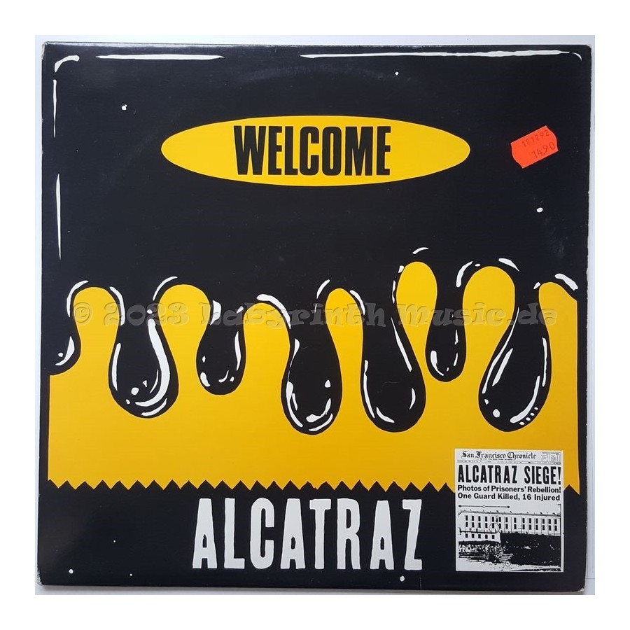 Alcatraz - Welcome • 12" Vinyl Maxi • EX - Labyrinth Music