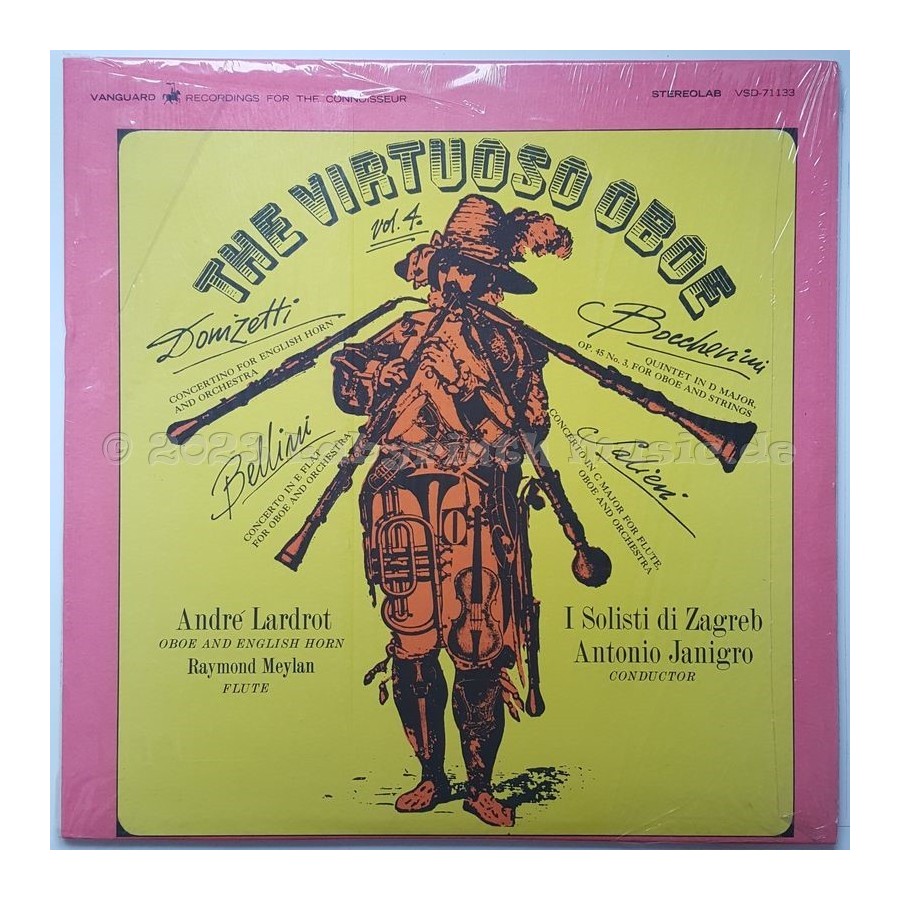 André Lardrot & Raymond Meylan - The Virtuoso Oboe Vol. 4 • 12" Vinyl LP • NM - Labyrinth Music