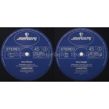 Animotion - Obsession • 12" Vinyl Maxi • EX - Labyrinth Music