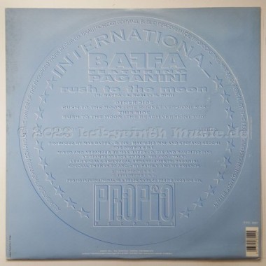 Baffa Feat. Paganini - Rush To The Moon • 12" Vinyl Maxi • EX - Labyrinth Music