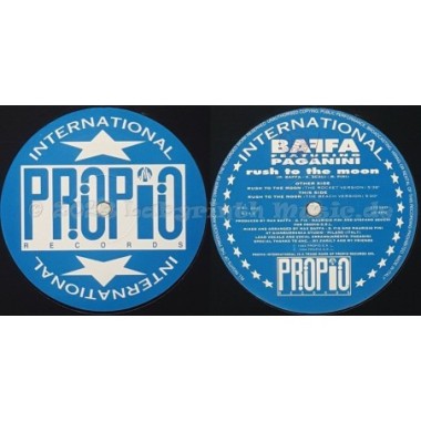 Baffa Feat. Paganini - Rush To The Moon • 12" Vinyl Maxi • EX - Labyrinth Music