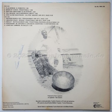 The Barbados Steel Orchestra - Live • 12" Vinyl LP - Labyrinth Music