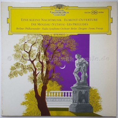 Berliner Philharmoniker - Eine Kleine Nachtmusik • Egmont-Ouverture •  Die Moldau (Vltava) • Les Preludes • 12" Vinyl LP • EX - 