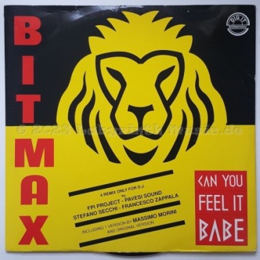 Bit-Max - Can You Feel It Babe • Remix • 12" Vinyl Maxi - Labyrinth Music