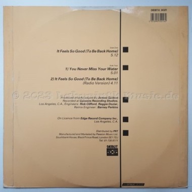 Bobby McClure - It Feels So Good (To Be Back Home) • 12" Vinyl Maxi - Labyrinth Music