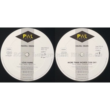 Hazell Dean - Love Pains • 12" Vinyl Maxi - Labyrinth Music