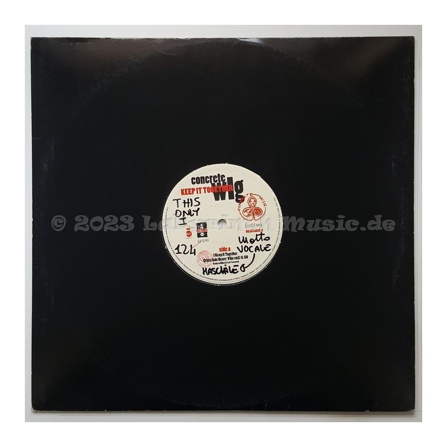 Concrete Wig - Keep It Together • 12" Vinyl Maxi - Labyrinth Music