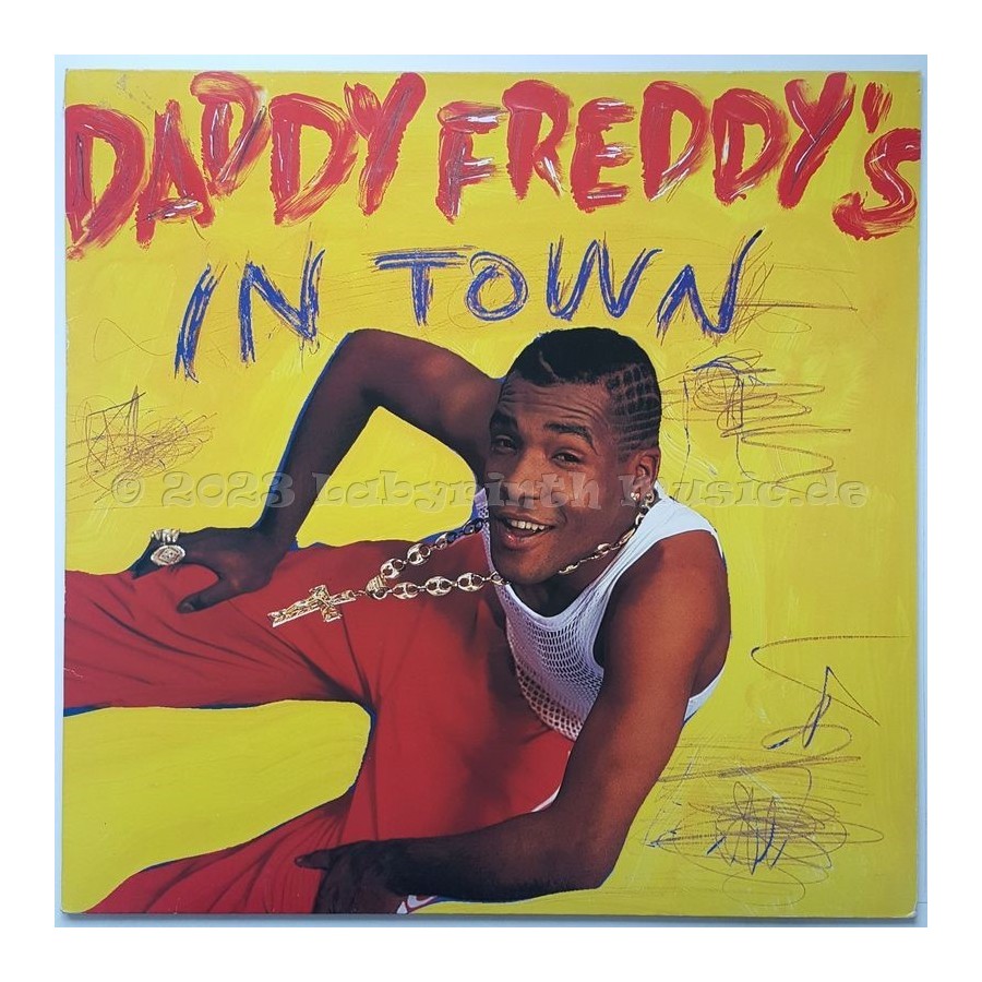 Daddy Freddy - Daddy Freddy's In Town • 12" Vinyl Maxi • NM - Labyrinth Music