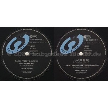 Daddy Freddy - Daddy Freddy's In Town • 12" Vinyl Maxi • NM - Labyrinth Music