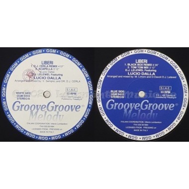 DJ Lelewel Feat. Lucio Dalla - Liberi • 12" Vinyl Maxi - Labyrinth Music