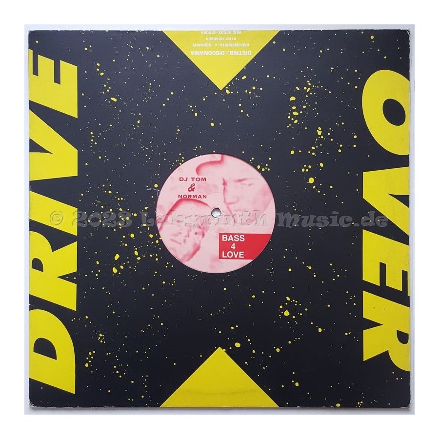 DJ Tom & Norman - Bass 4 Love • 12" Vinyl Maxi • EX - Labyrinth Music