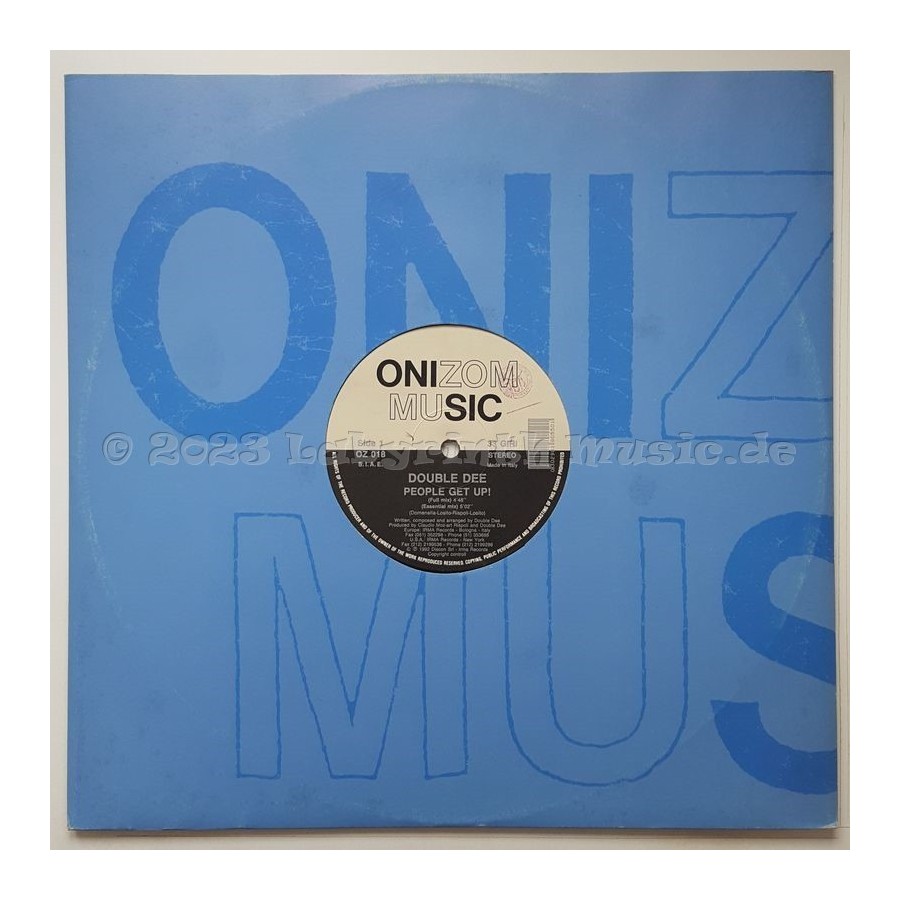 Double Dee - People Get Up • 12" Vinyl Maxi - Labyrinth Music