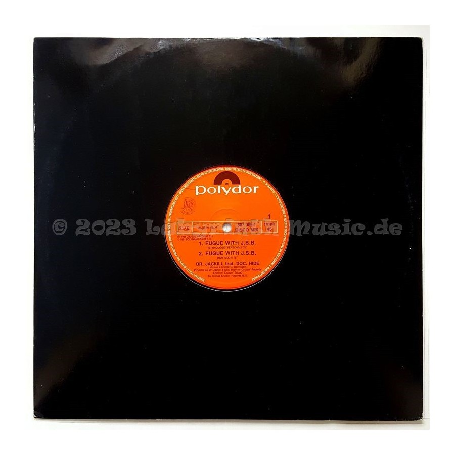 Dr. Jackill Feat. Doc. Hide - Fugue With J.S.B. • 12" Vinyl Maxi - Labyrinth Music
