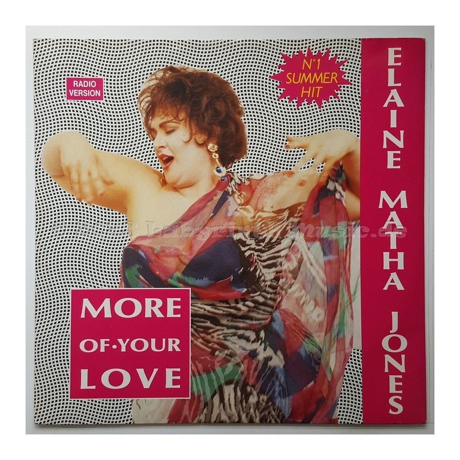 Elaine Mata Jones - More Of Your Love • 12" Vinyl Maxi • NM - Labyrinth Music