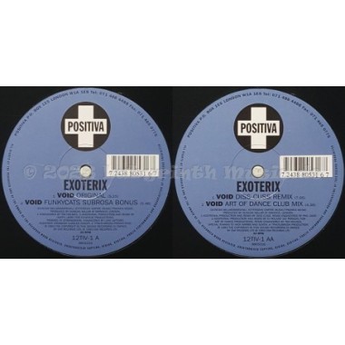 Exoterix - Void • 12" Vinyl Maxi • EX - Labyrinth Music