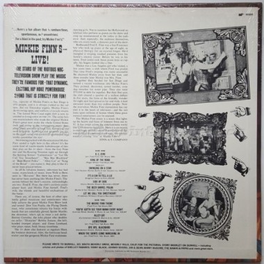 Fred E. Finn And The Entire Mickie Finn's Television Cast - Mickie Finn's - America's No. 1 Speakeasy • 12" Vinyl LP • NM - Laby