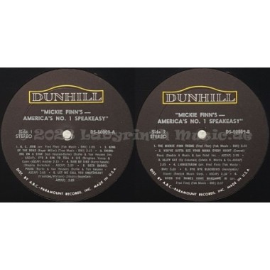 Fred E. Finn And The Entire Mickie Finn's Television Cast - Mickie Finn's - America's No. 1 Speakeasy • 12" Vinyl LP • NM - Laby