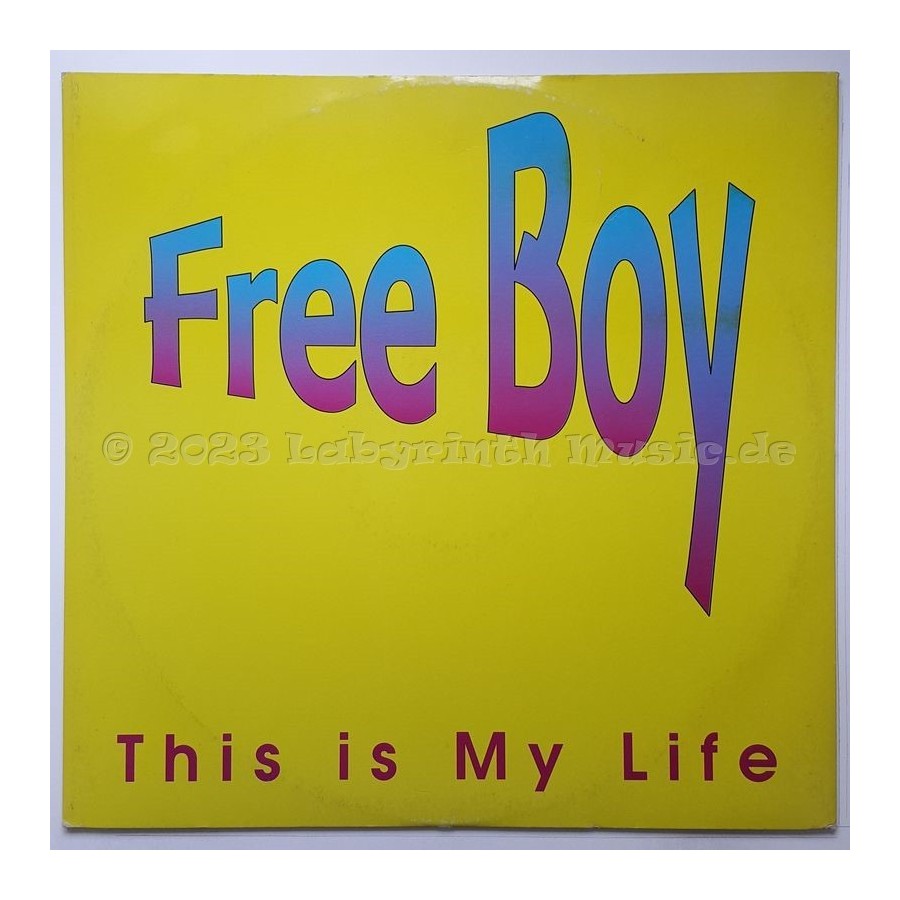 Free Boy - This Is My Life • 12" Vinyl Maxi - Labyrinth Music