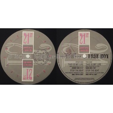 Free Boy - This Is My Life • 12" Vinyl Maxi - Labyrinth Music