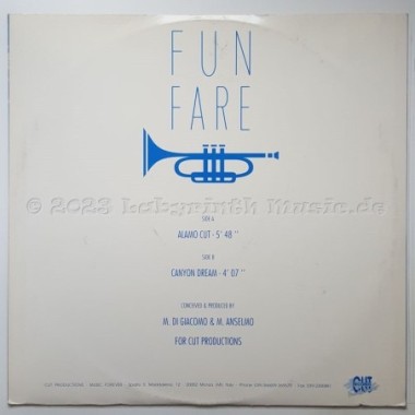 Fun Fare - Alamo Cut • 12" Vinyl Maxi - Labyrinth Music
