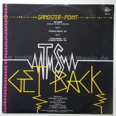 Gangster Point - Get Back • 12" Vinyl Maxi - Labyrinth Music