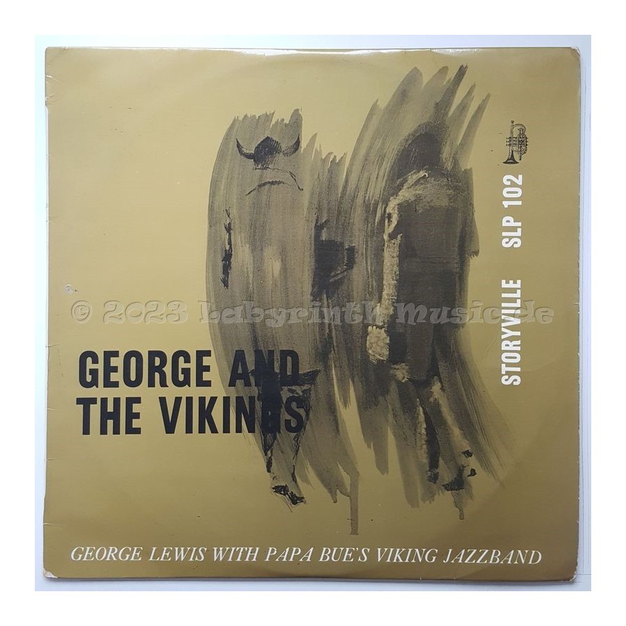 George Lewis With Papa Bue's Viking Jazz Band - George And The Vikings • 12" Vinyl LP - Labyrinth Music