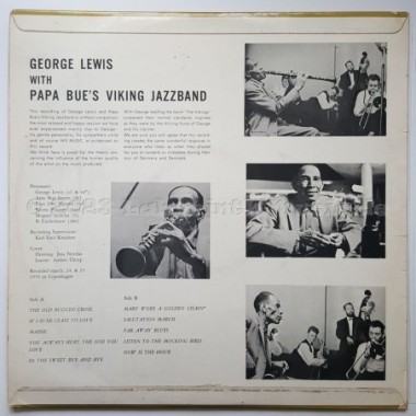 George Lewis With Papa Bue's Viking Jazz Band - George And The Vikings • 12" Vinyl LP - Labyrinth Music