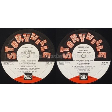 George Lewis With Papa Bue's Viking Jazz Band - George And The Vikings • 12" Vinyl LP - Labyrinth Music