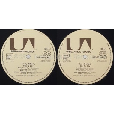 Gerry Rafferty - City To City • 12" Vinyl LP • EX - Labyrinth Music